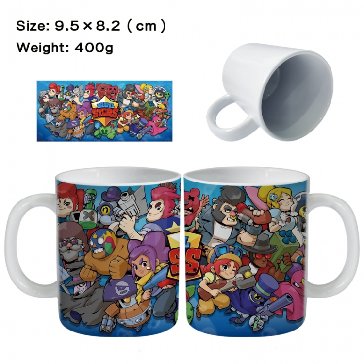 Brawl Stars Anime peripheral ceramic cup tea cup drinking cup 9.5X8.2cm