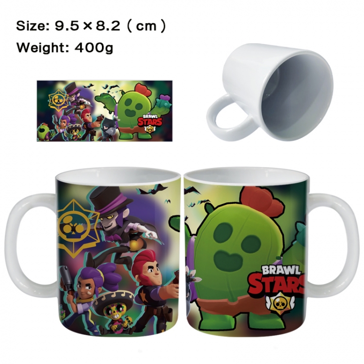 Brawl Stars Anime peripheral ceramic cup tea cup drinking cup 9.5X8.2cm