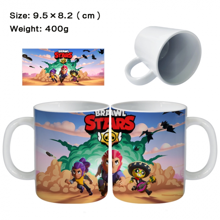 Brawl Stars Anime peripheral ceramic cup tea cup drinking cup 9.5X8.2cm