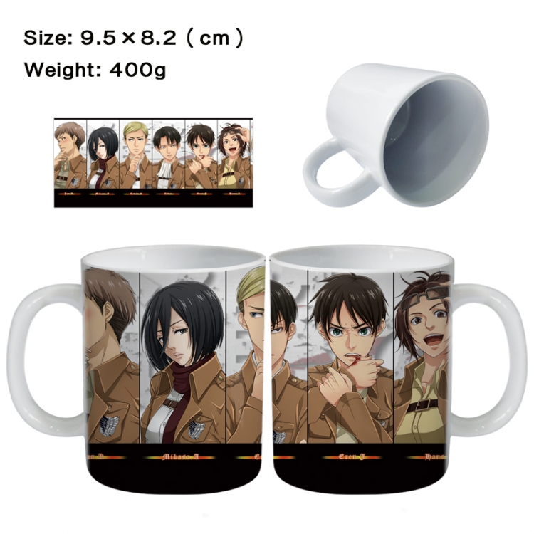 Shingeki no Kyojin Anime peripheral ceramic cup tea cup drinking cup 9.5X8.2cm