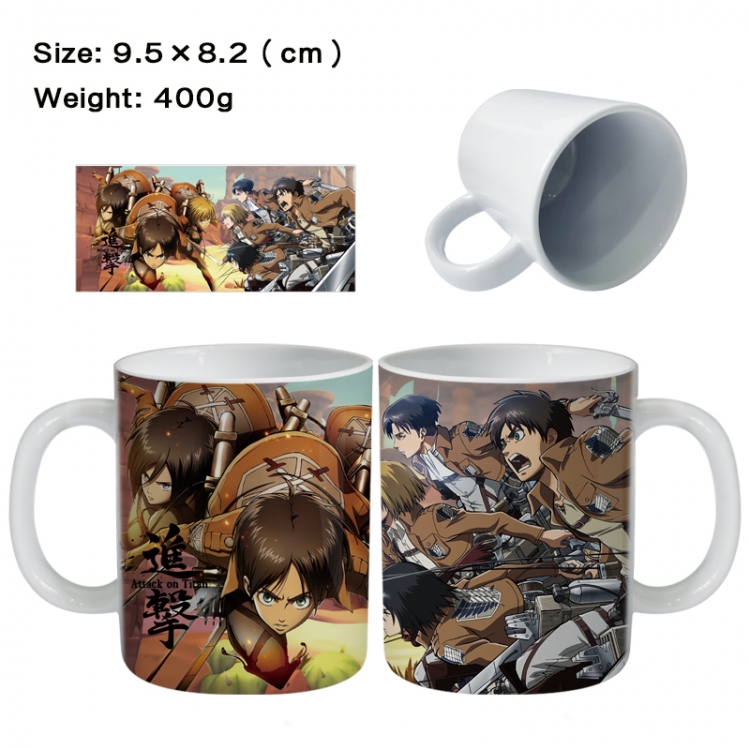 Shingeki no Kyojin Anime peripheral ceramic cup tea cup drinking cup 9.5X8.2cm