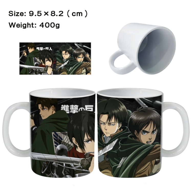 Shingeki no Kyojin Anime peripheral ceramic cup tea cup drinking cup 9.5X8.2cm