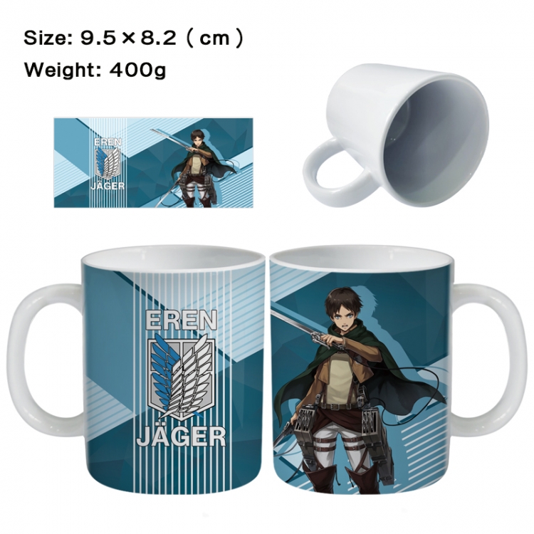 Shingeki no Kyojin Anime peripheral ceramic cup tea cup drinking cup 9.5X8.2cm