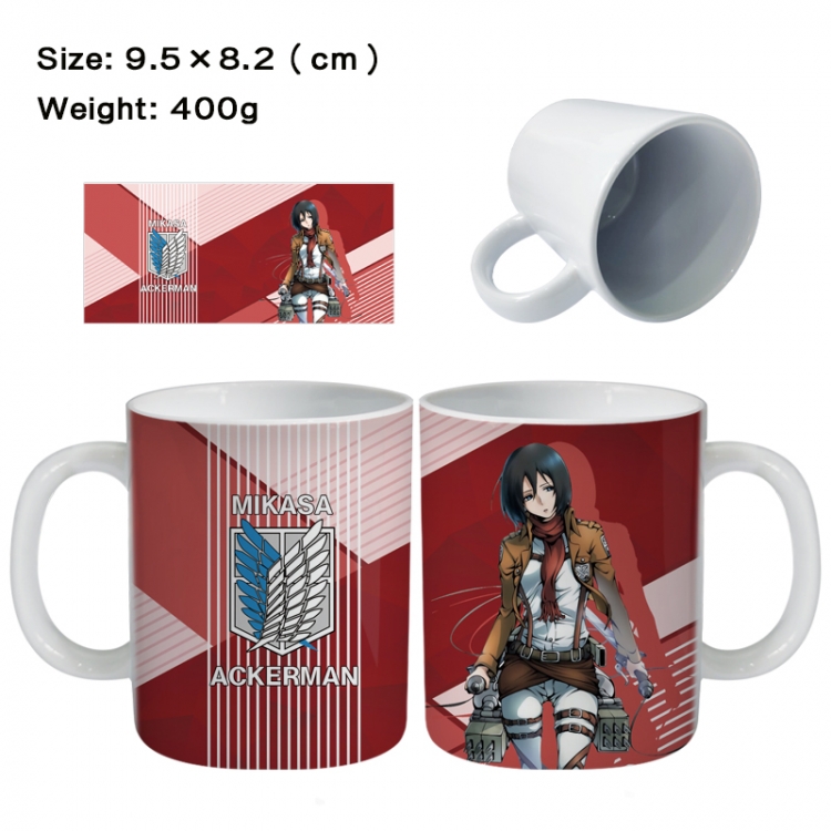 Shingeki no Kyojin Anime peripheral ceramic cup tea cup drinking cup 9.5X8.2cm