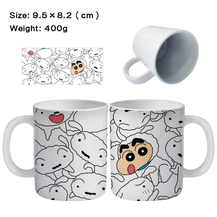 CrayonShin Anime peripheral ceramic cup tea cup drinking cup 9.5X8.2cm