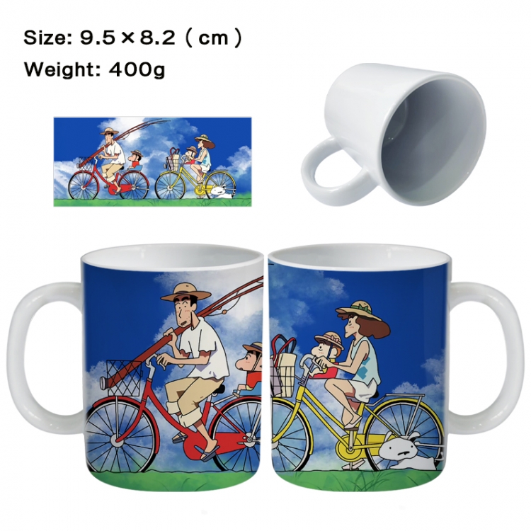 CrayonShin Anime peripheral ceramic cup tea cup drinking cup 9.5X8.2cm