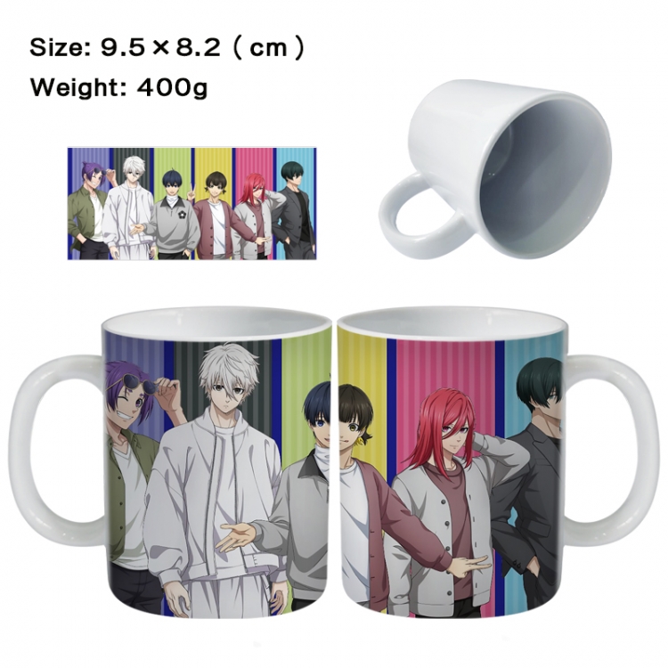 BLUE LOCK Anime peripheral ceramic cup tea cup drinking cup 9.5X8.2cm