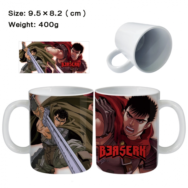 Berserk Anime peripheral ceramic cup tea cup drinking cup 9.5X8.2cm