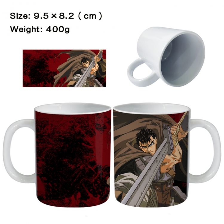 Berserk Anime peripheral ceramic cup tea cup drinking cup 9.5X8.2cm