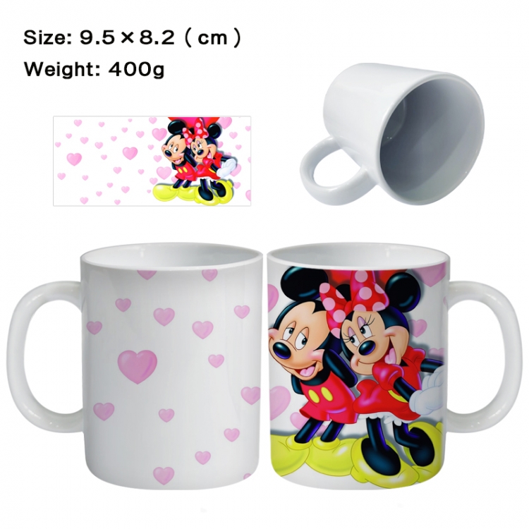 Mickey Anime peripheral ceramic cup tea cup drinking cup 9.5X8.2cm