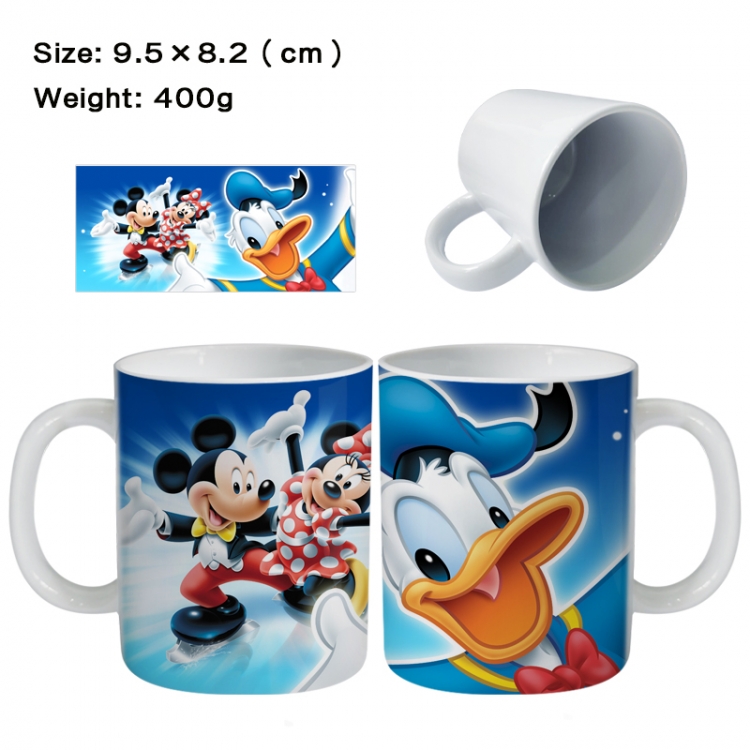 Mickey Anime peripheral ceramic cup tea cup drinking cup 9.5X8.2cm