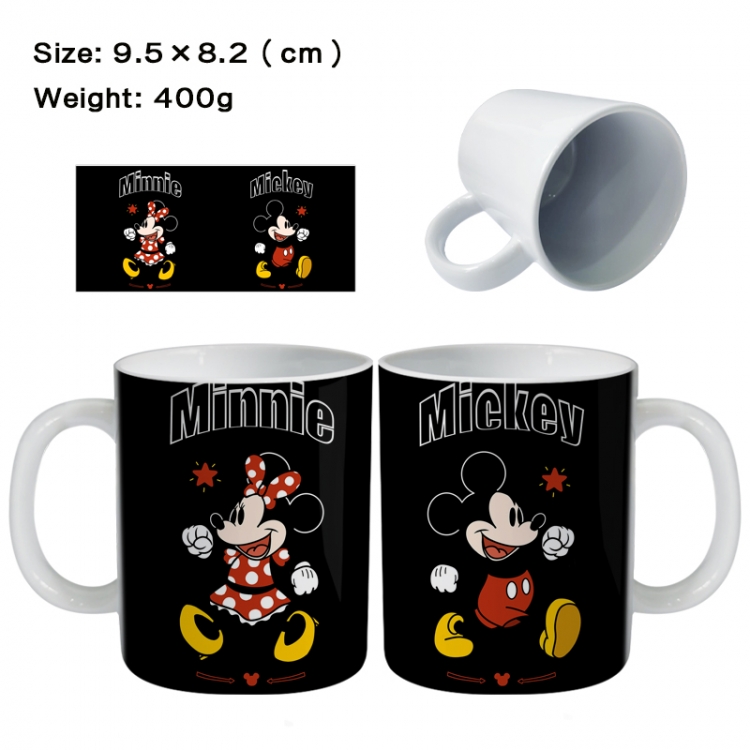 Mickey Anime peripheral ceramic cup tea cup drinking cup 9.5X8.2cm