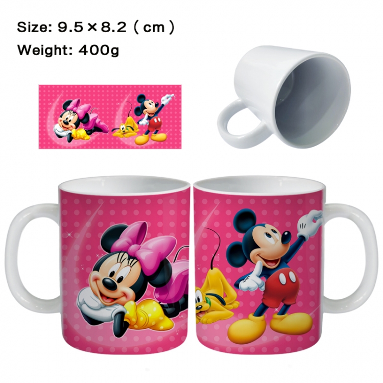 Mickey Anime peripheral ceramic cup tea cup drinking cup 9.5X8.2cm