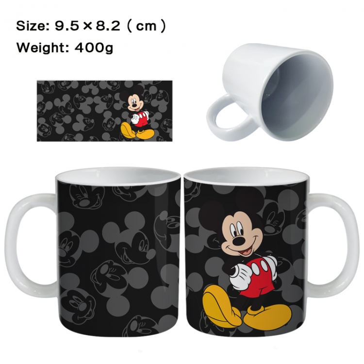 Mickey Anime peripheral ceramic cup tea cup drinking cup 9.5X8.2cm