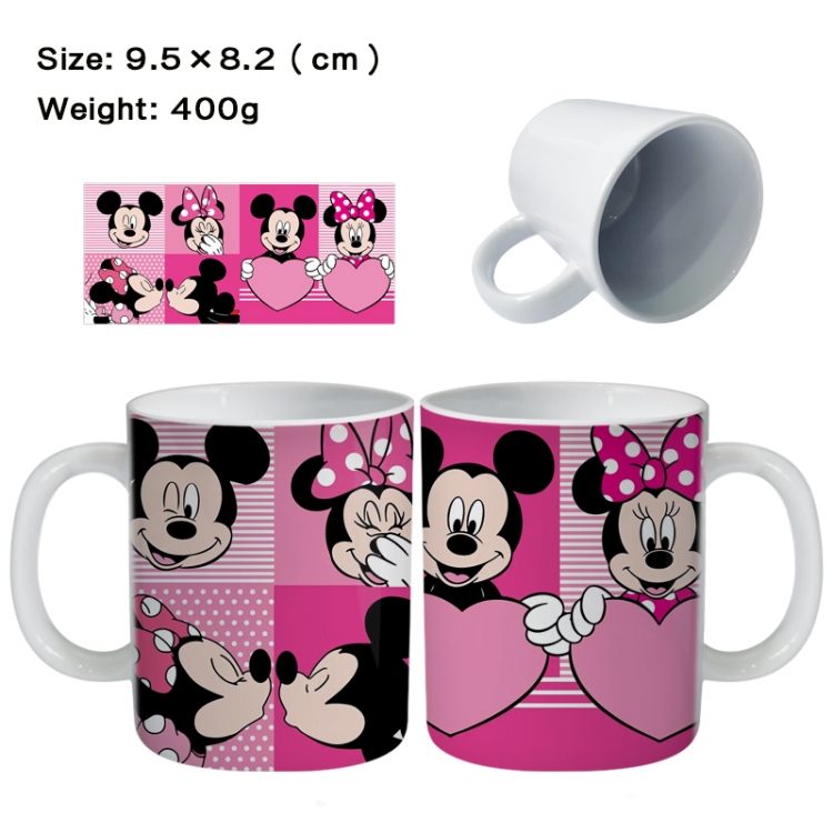 Mickey Anime peripheral ceramic cup tea cup drinking cup 9.5X8.2cm