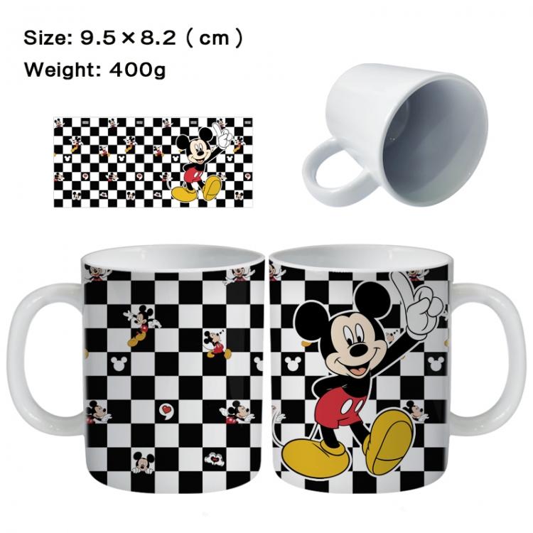 Mickey Anime peripheral ceramic cup tea cup drinking cup 9.5X8.2cm