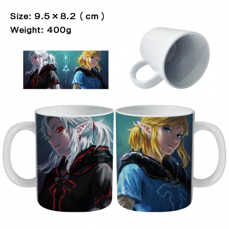 The Legend of Zelda Anime peripheral ceramic cup tea cup drinking cup 9.5X8.2cm