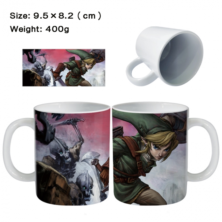 The Legend of Zelda Anime peripheral ceramic cup tea cup drinking cup 9.5X8.2cm