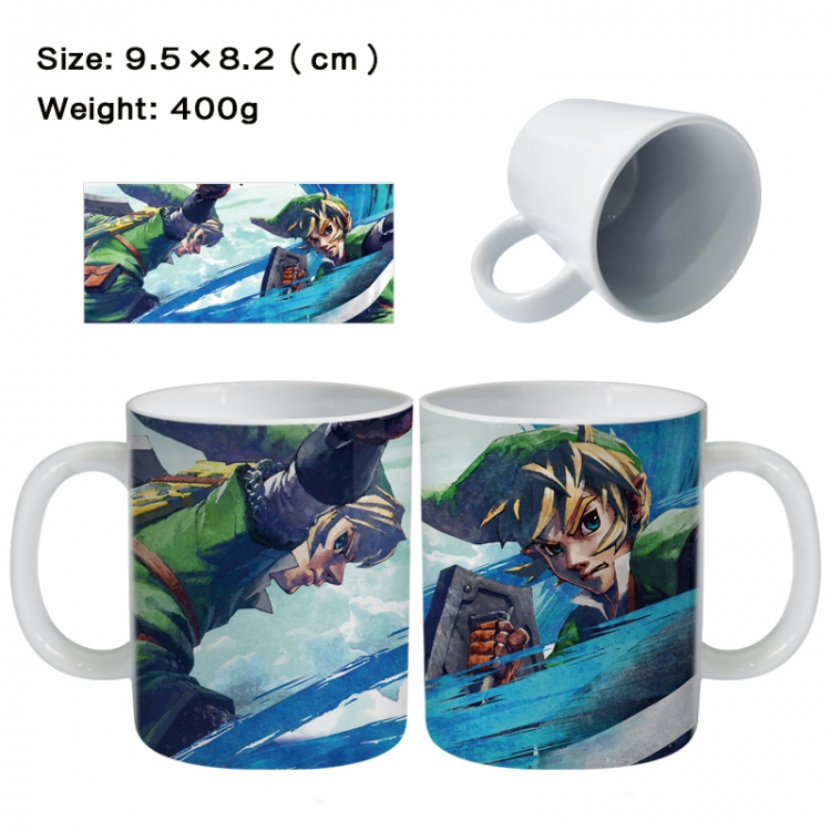 The Legend of Zelda Anime peripheral ceramic cup tea cup drinking cup 9.5X8.2cm