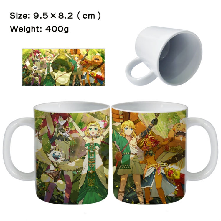 The Legend of Zelda Anime peripheral ceramic cup tea cup drinking cup 9.5X8.2cm