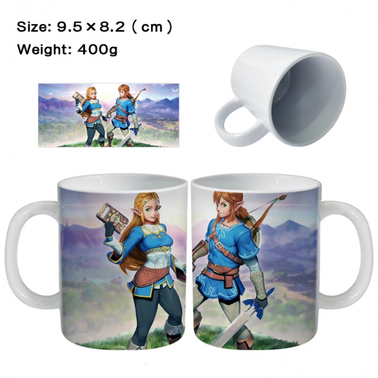 The Legend of Zelda Anime peripheral ceramic cup tea cup drinking cup 9.5X8.2cm