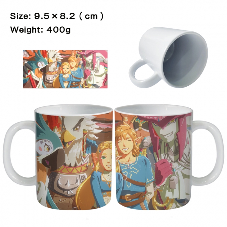 The Legend of Zelda Anime peripheral ceramic cup tea cup drinking cup 9.5X8.2cm