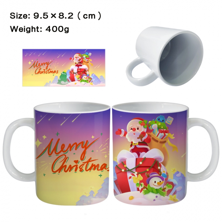 christmas Anime peripheral ceramic cup tea cup drinking cup 9.5X8.2cm