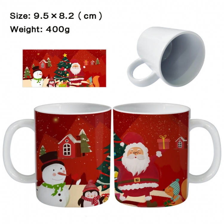 christmas Anime peripheral ceramic cup tea cup drinking cup 9.5X8.2cm