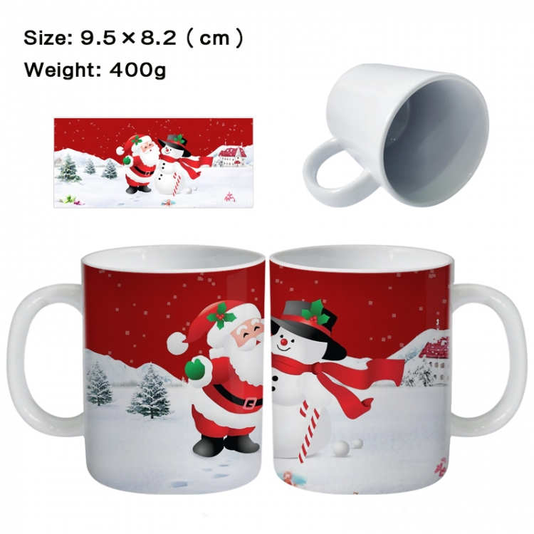 christmas Anime peripheral ceramic cup tea cup drinking cup 9.5X8.2cm