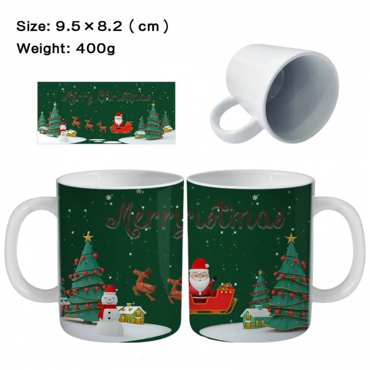 christmas Anime peripheral ceramic cup tea cup drinking cup 9.5X8.2cm