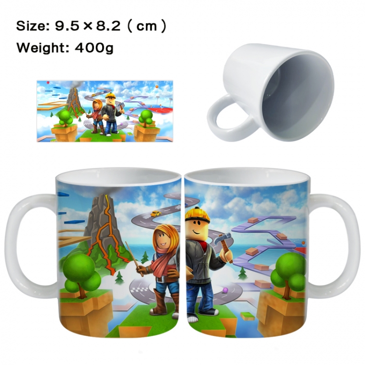 Roblox Anime peripheral ceramic cup tea cup drinking cup 9.5X8.2cm