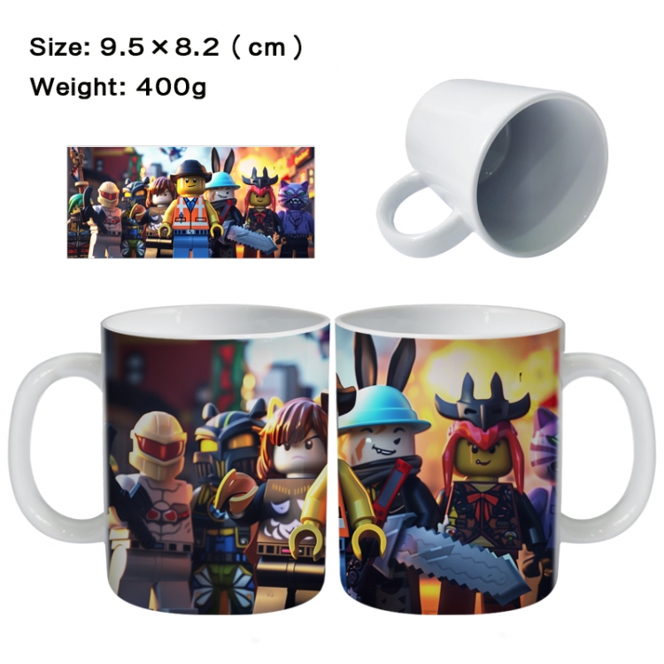 Roblox Anime peripheral ceramic cup tea cup drinking cup 9.5X8.2cm