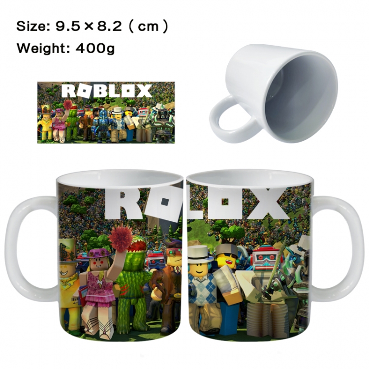 Roblox Anime peripheral ceramic cup tea cup drinking cup 9.5X8.2cm