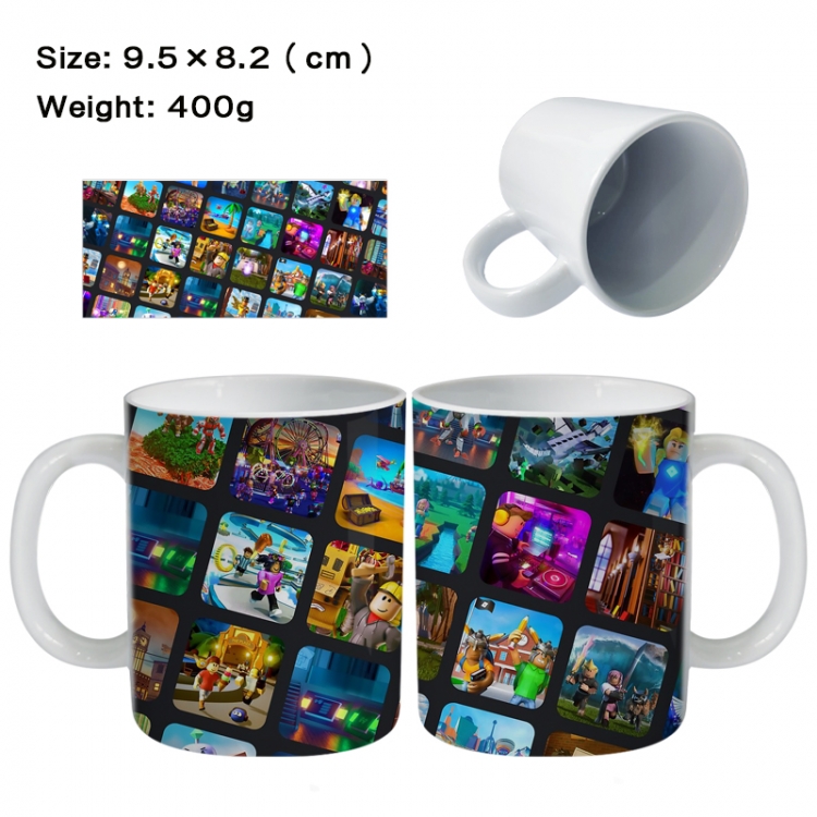 Roblox Anime peripheral ceramic cup tea cup drinking cup 9.5X8.2cm