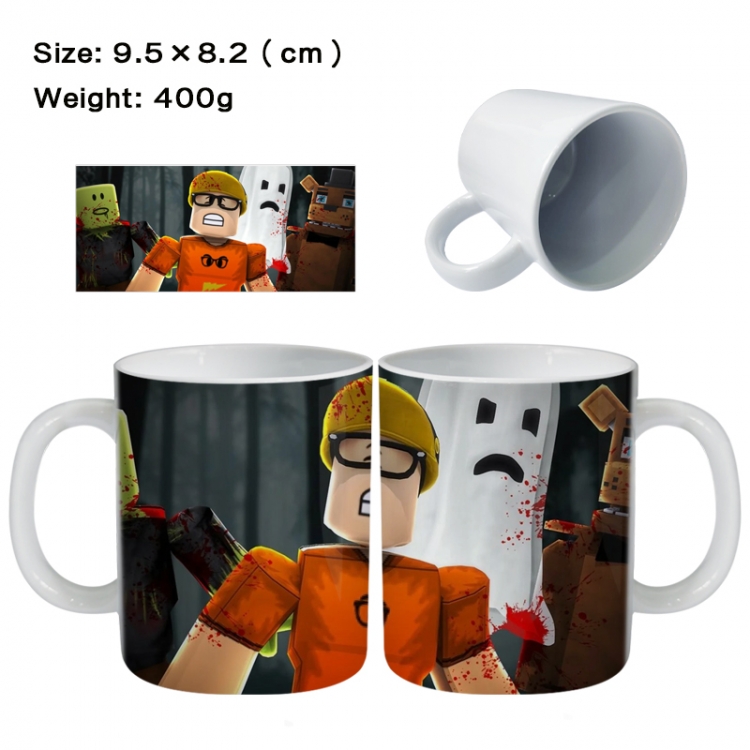 Roblox Anime peripheral ceramic cup tea cup drinking cup 9.5X8.2cm