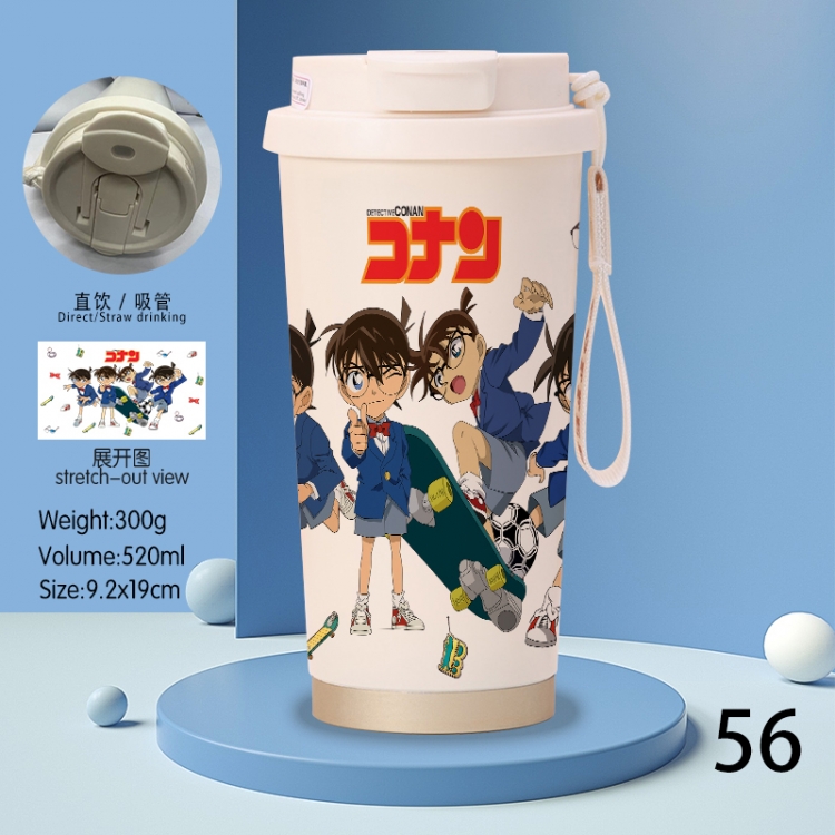 Detective conan Anime peripheral stainless steel coffee cup 520ML