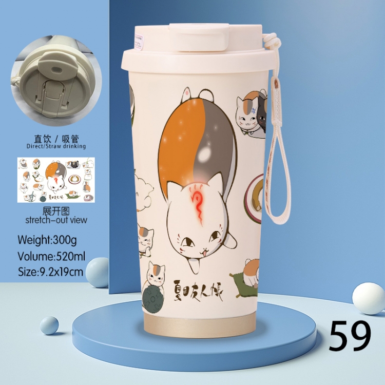 TOTORO Anime peripheral stainless steel coffee cup 520ML