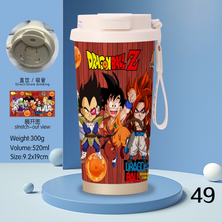 DRAGON BALL Anime peripheral stainless steel coffee cup 520ML