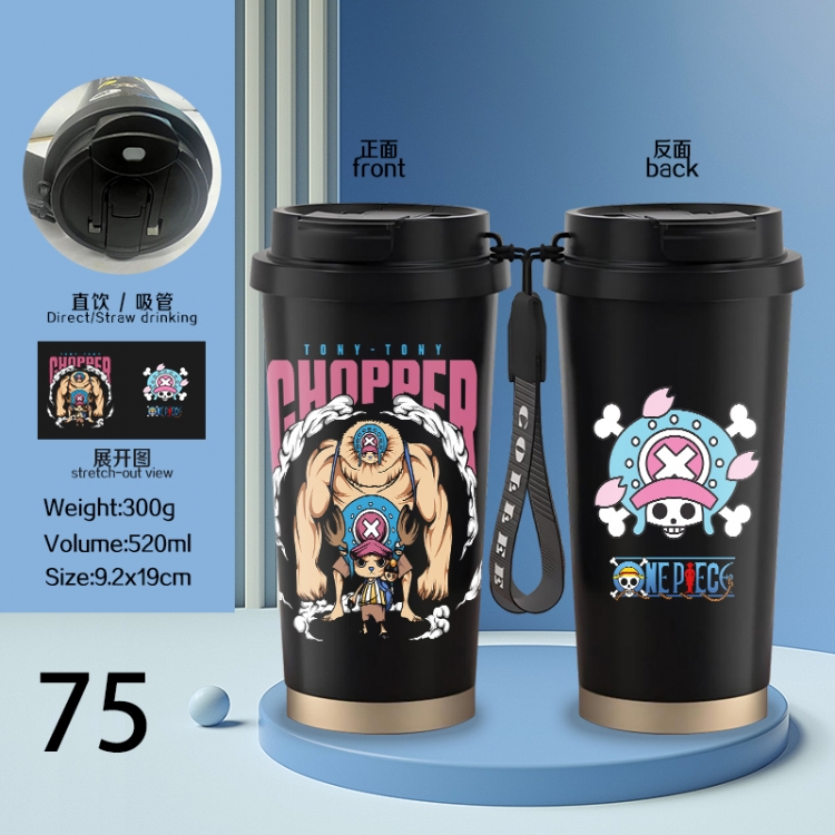 One Piece Anime peripheral stainless steel coffee cup 520ML