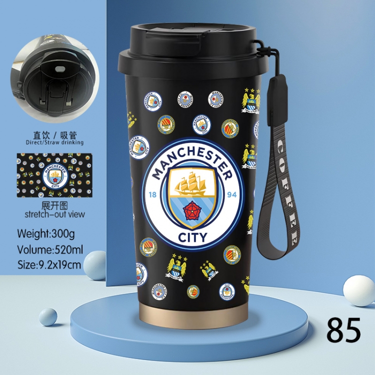 Manchester City Football Club Anime peripheral stainless steel coffee cup 520ML