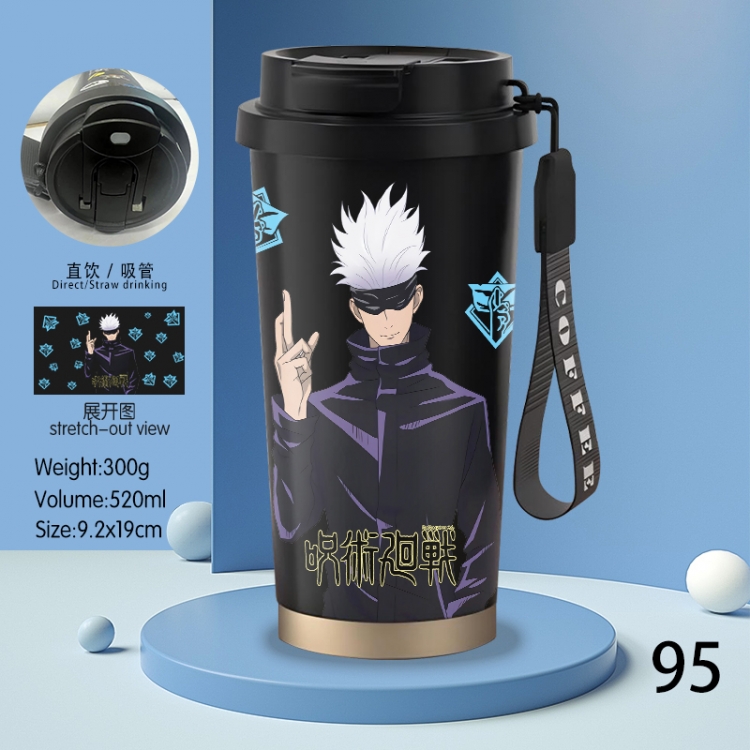 Jujutsu Kaisen Anime peripheral stainless steel coffee cup 520ML