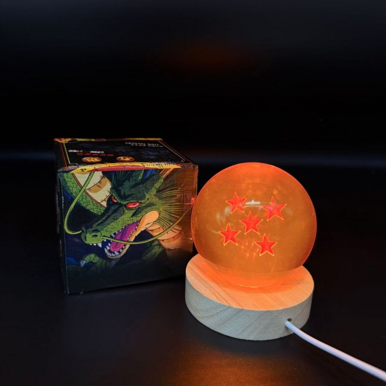 DRAGON BALL  7.6cm Five Star Dragon Ball Ball+Lamp Holder Box