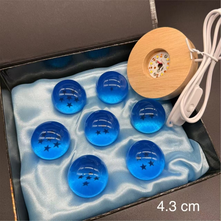 DRAGON BALL 4.3cm Dragon Ball Ball 7+Lamp Holder Box