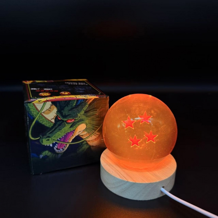 DRAGON BALL 7.6cm four-star Dragon Ball Ball+Lamp Holder Box