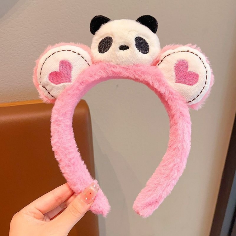 panda Cartoon doll headband cute headband plush headpiece