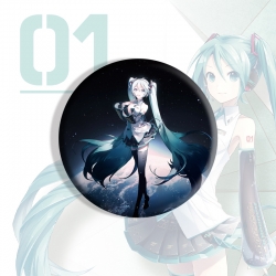 Hatsune Miku Anime tinplate br...