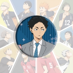 Haikyuu!! Anime tinplate brooc...