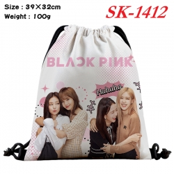 BLACK PINK cartoon Waterproof ...