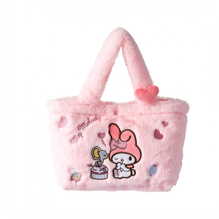 melody Cartoon Plush Shoulder Bag Doll Toy Bag Wallet Crossbody Bag 20cm price for 3 pcs