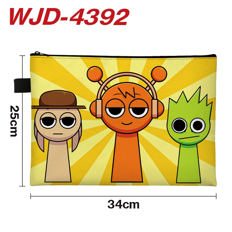 Incredibox Anime Full Color A4 Document Bag 34x25cm  WJD-4392